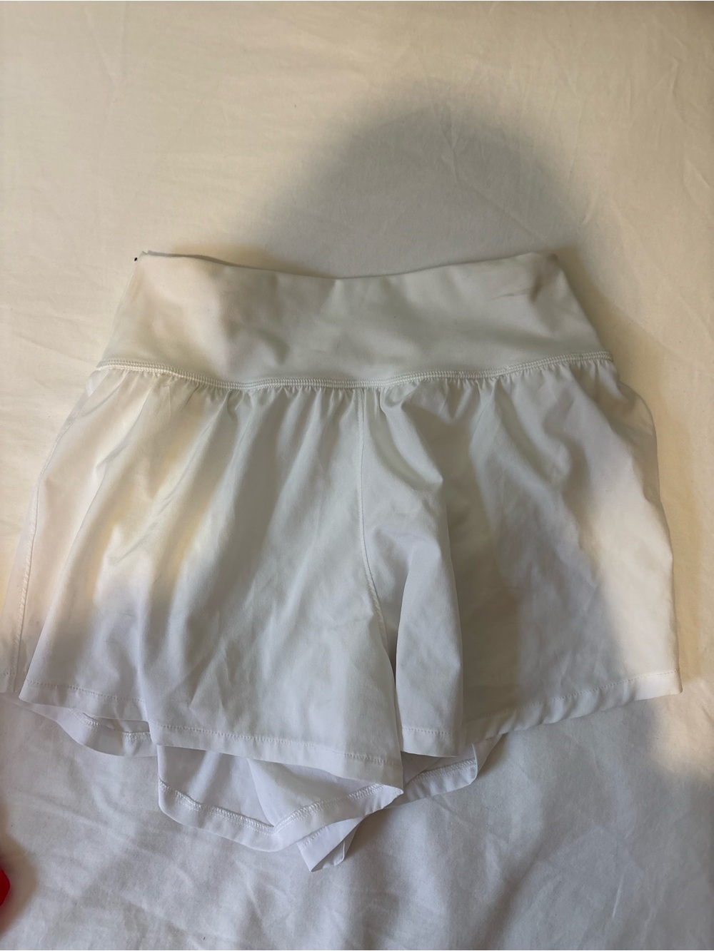 Abercrombie & Fitch YPB Women's White Athletic Lined Shorts